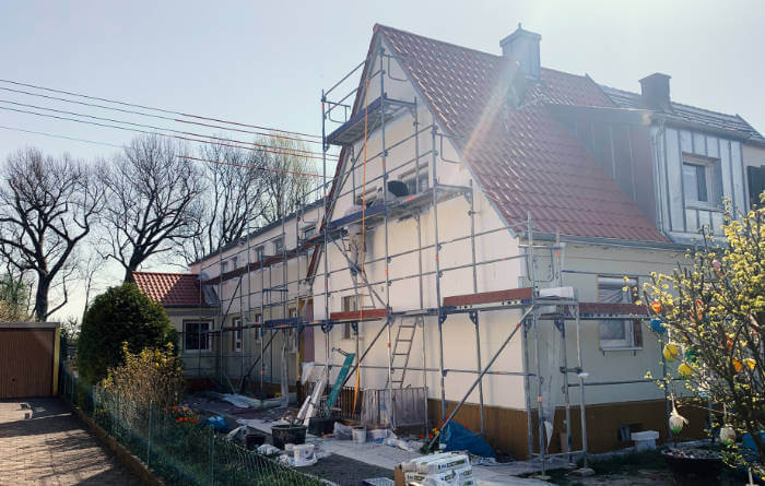 Baustelle - Sanierung eines Hauses